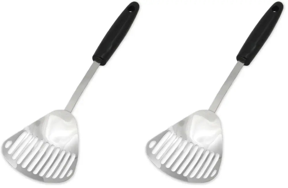 Chef Craft Select Sturdy Masher – Holiday Gift for Mom Who Loves Home-Cooked Family Dinners - Sturdy Slotted Skimmer