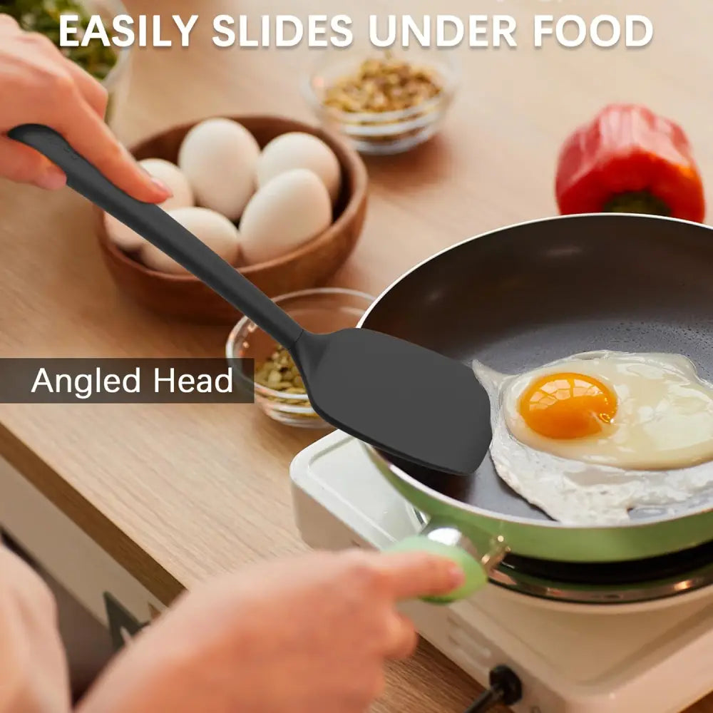 Coukre 2 Pack Silicone Spatula Set – Two Essential Tools for an Uncluttered Kitchen - Spatulas