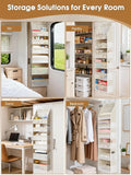 Criusia Behind the Door Storage – Productivity-Boosting Closet Organizer for Home Office and Study Room Supplies