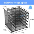 gianotter 6-Tier Document Organizer with Magazine Slot – Gift-Ready Storage for Students and Teachers - Mail Sorters