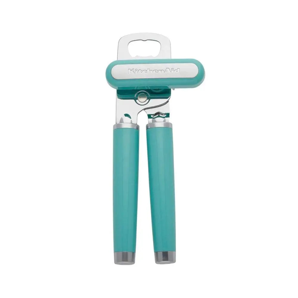 KitchenAid Classic Multifunction Can Opener – Smooth-Edge Cutting Wheel for Safer Weeknight Cooking - Aqua Sky