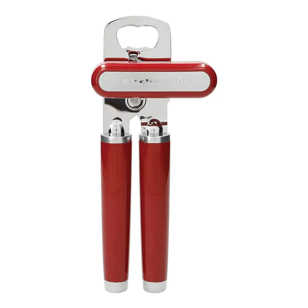 KitchenAid Classic Multifunction Can Opener – Smooth-Edge Cutting Wheel for Safer Weeknight Cooking - Empire Red