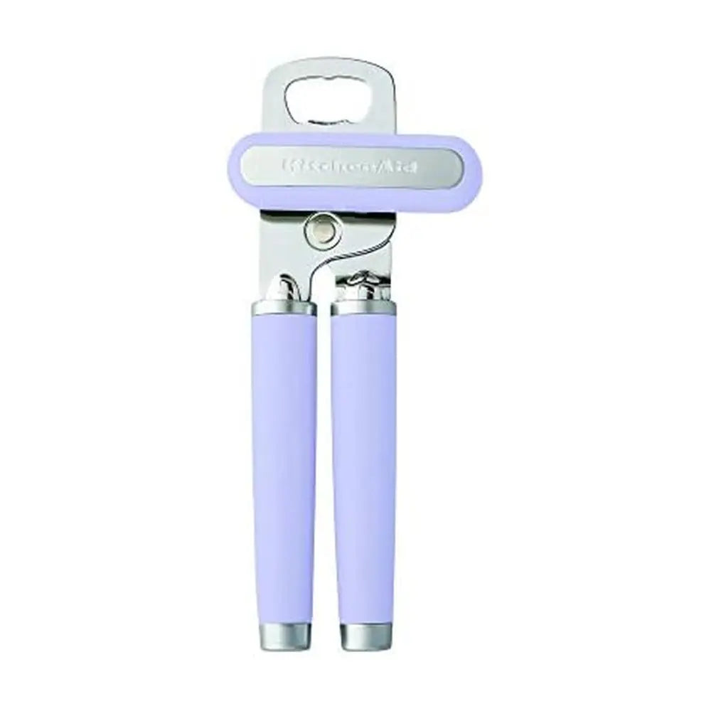 KitchenAid Classic Multifunction Can Opener – Smooth-Edge Cutting Wheel for Safer Weeknight Cooking - Lavendar/Cream