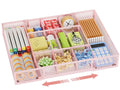 Marbrasse Mesh Desk Drawer Organizer for Study Nook and Home Office Adjustable Compartment Tray for Daily Workflow and