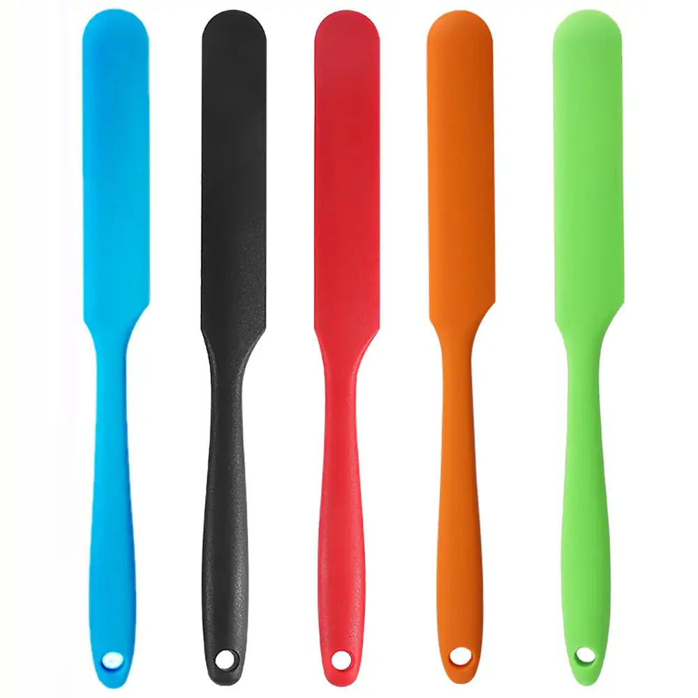 Neutral Silicone Spatula 4 Pack – Intentional Baking Tools for Less Is More Kitchens Stainless Core Scraper - 5
