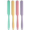 Neutral Silicone Spatula 4 Pack – Intentional Baking Tools for Less Is More Kitchens Stainless Core Scraper - 4