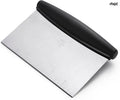 OXO Good Grips Stainless Steel Multi-Purpose Scraper & Chopper – Streamlined Kitchen Tool for Home Cooks Who Meal Prep