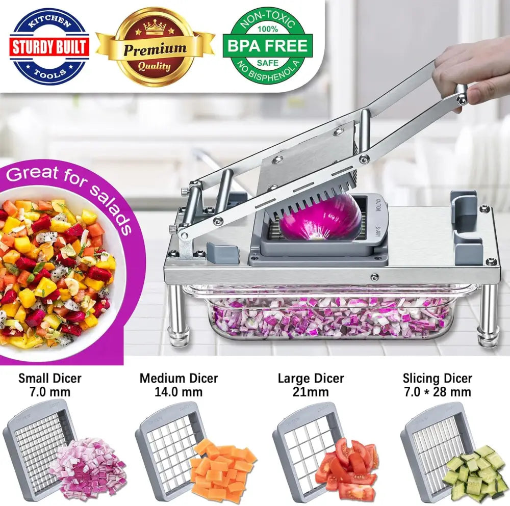 Veggie Chop Pro – Time-Saving Food Chopper for Home Cooks One Tool Replaces a Mandoline and Grater - Mandolines