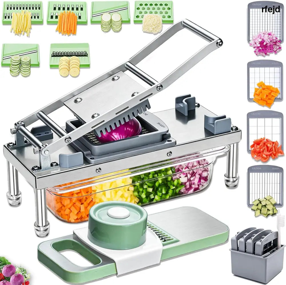 Veggie Chop Pro – Time-Saving Food Chopper for Home Cooks One Tool Replaces a Mandoline and Grater - Mandolines