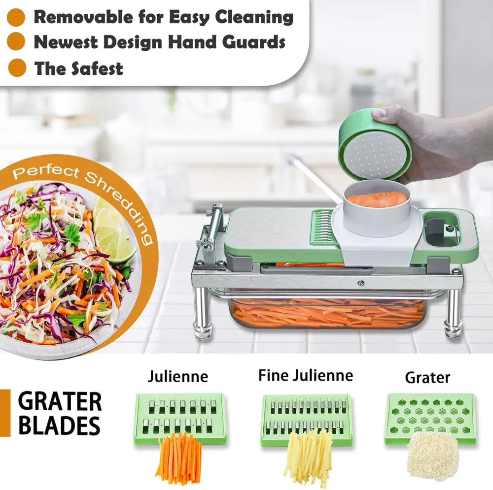Veggie Chop Pro – Time-Saving Food Chopper for Home Cooks One Tool Replaces a Mandoline and Grater - Mandolines